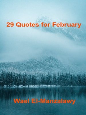 cover image of 29 Quotes for February